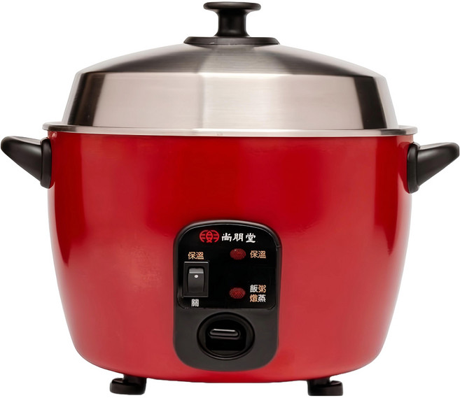 尚朋堂 不鏽鋼電鍋 6人用, SSC-06KR, 紅色