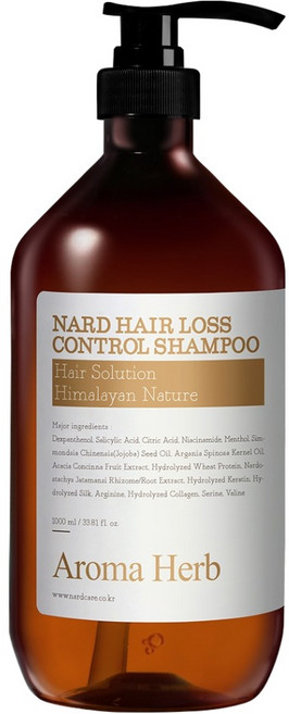 나드 두피케어 탈모증상완화 샴푸 아로마허브, 1L, 1개
