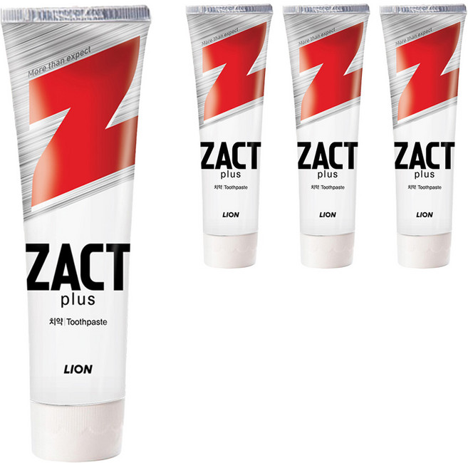 작트 치약, 150g, 4개