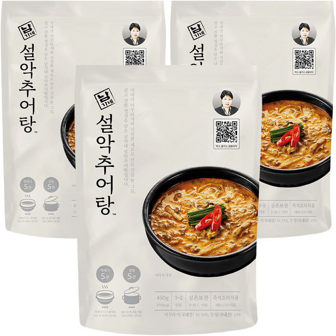 남가네설악추어탕, 450g, 3개