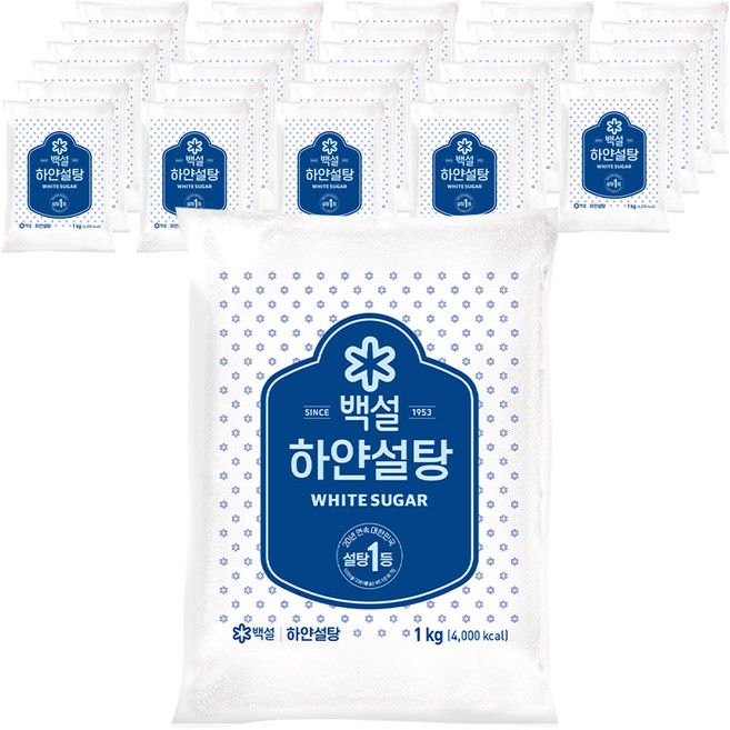 백설 하얀설탕, 1kg, 32개