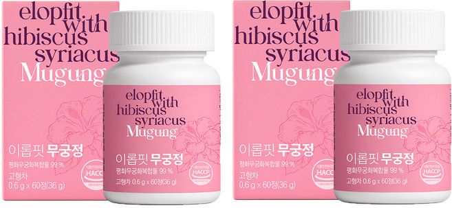 이롭핏 무궁정 60정, 36g, 2개