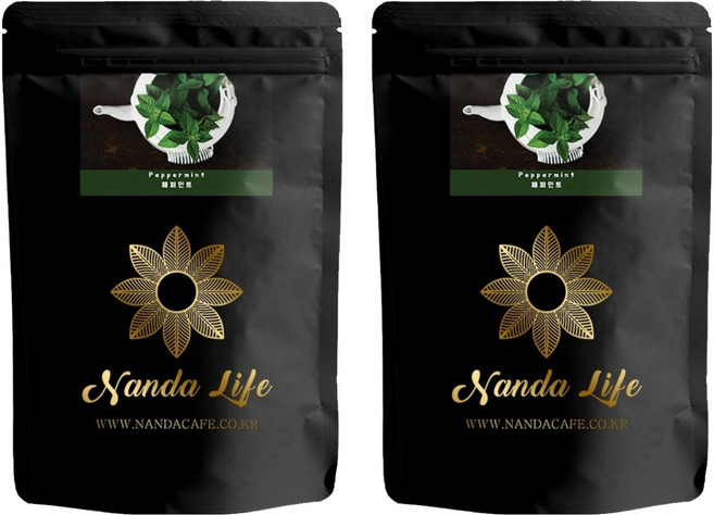 난다라이프 페퍼민트차 티백, 1g, 100개입, 2개