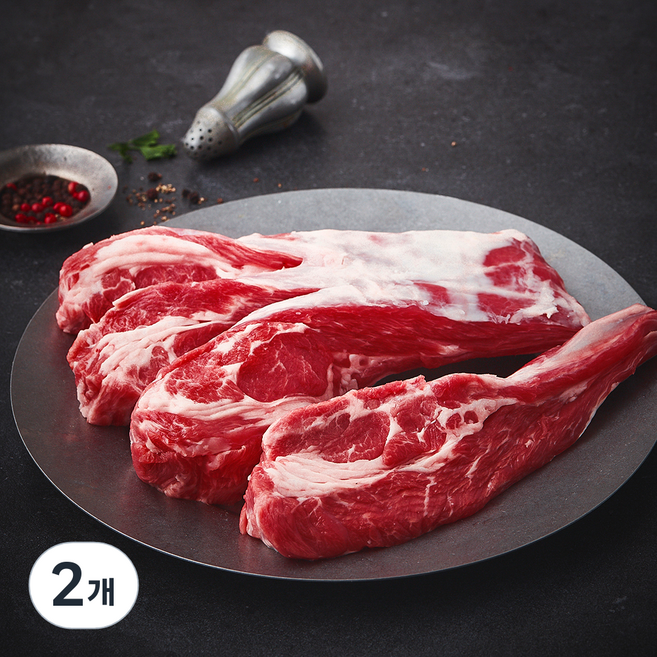 생생양생 숄더랙 양갈비 스테이크용 (냉장), 2개, 600g