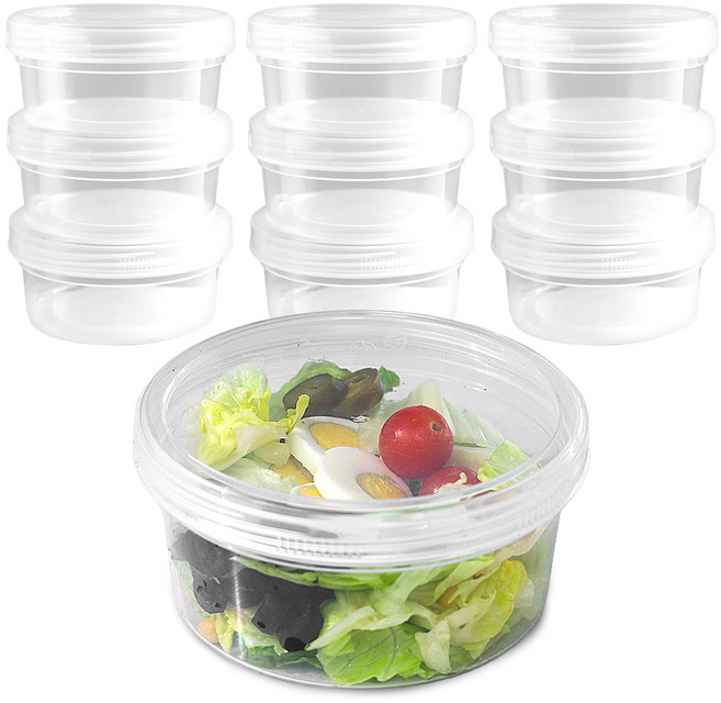 일상곳곳 다회용 스크류 밀폐용기, 10개, 4호(860ml)