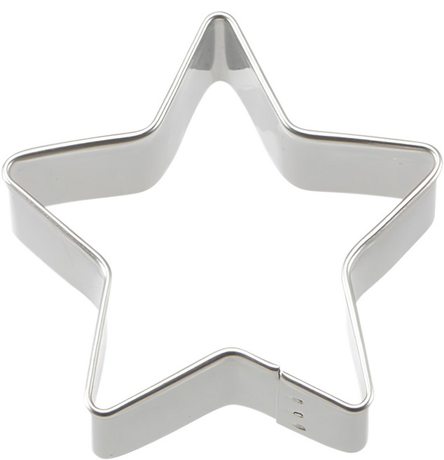 KAI 貝印 House 餅乾模 3.5cm 星星 DL-6211, 銀色, 1入
