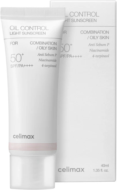 셀리맥스 오일 컨트롤 라이트 선크림 SPF50+ PA++++, 40ml, 1개 - 쿠팡