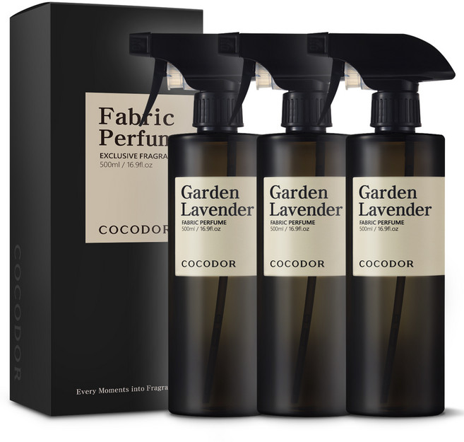 코코도르 섬유탈취제 가든라벤더, 500ml, 3개