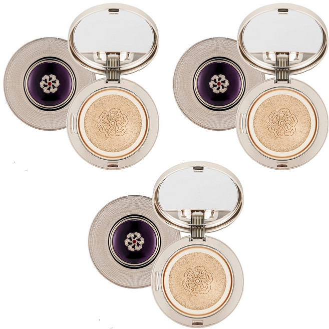 예화담 환생고 BB쿠션 본품 20g + 리필 20g, 21호 라이트 베이지, 3개