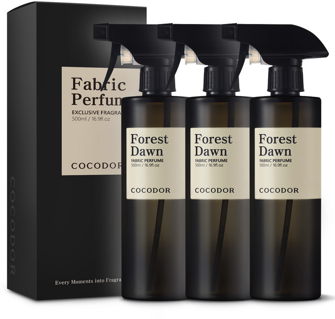 코코도르 패브릭 퍼퓸 섬유탈취제 포레스트던, 500ml, 3개