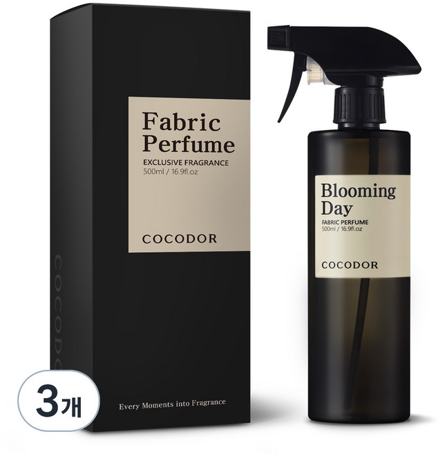 코코도르 섬유탈취제 블루밍데이, 500ml, 3개
