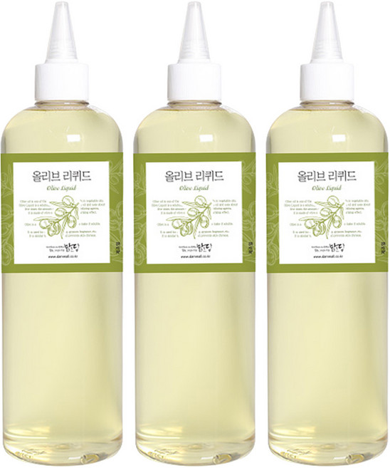 올리브 리퀴드, 500ml, 3개