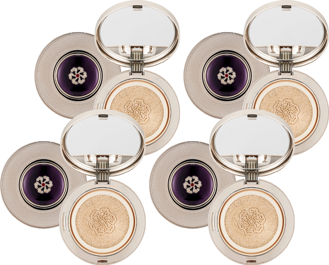 예화담 환생고 BB쿠션 본품 20g + 리필 20g, 21호 라이트 베이지, 4개