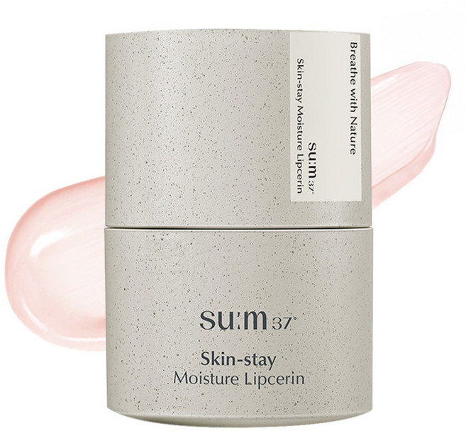 [비건뷰티] 숨37도 스킨스테이 모이스처 립세린, 컬리플라워 콤플렉스, 15ml, 1개