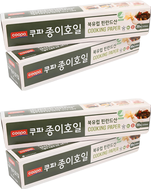 쿠파 종이호일, 20m, 1개입, 4개