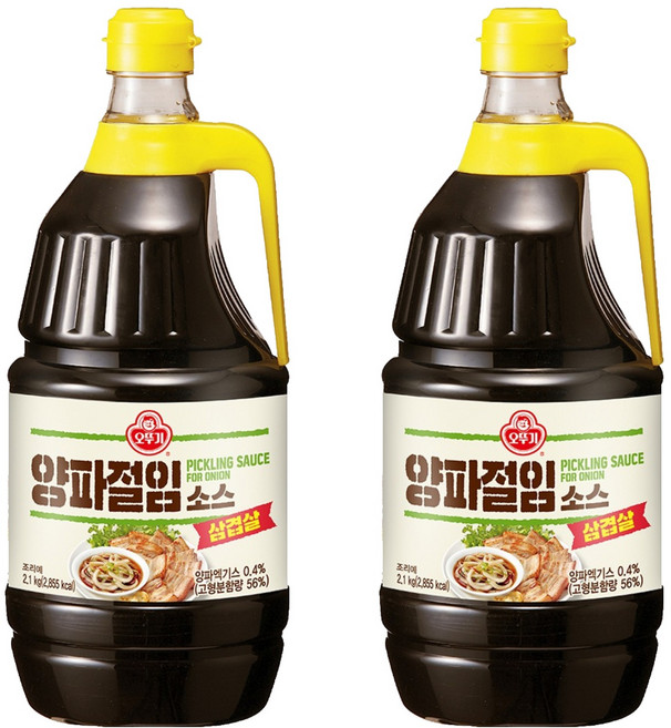 오뚜기 삼겹살 양파절임 소스, 2.1kg, 2개