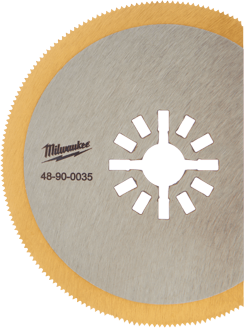 Milwaukee 美沃奇 台灣公司貨 圓形鈦多用途鋸片 48-90-0035 75mm 紅黑, 1個