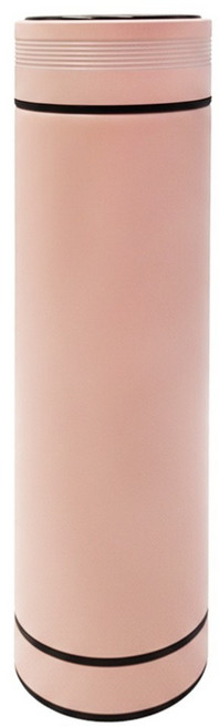 商務保溫杯 2A 智能莫蘭, 粉色, 500ml, 1個