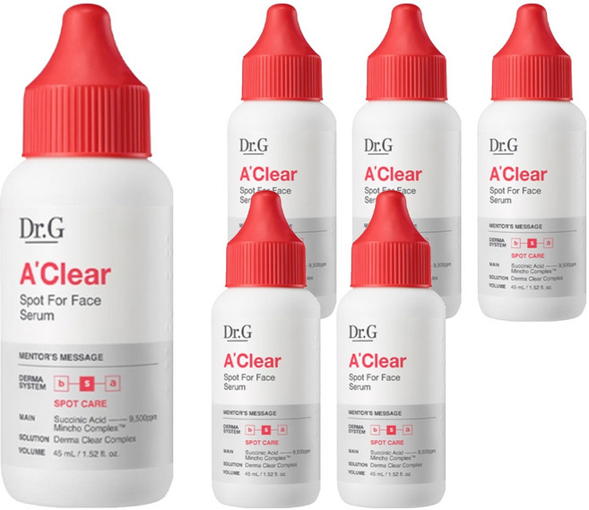 닥터지 에이클리어 스팟 포 페이스 세럼, 45ml, 6개