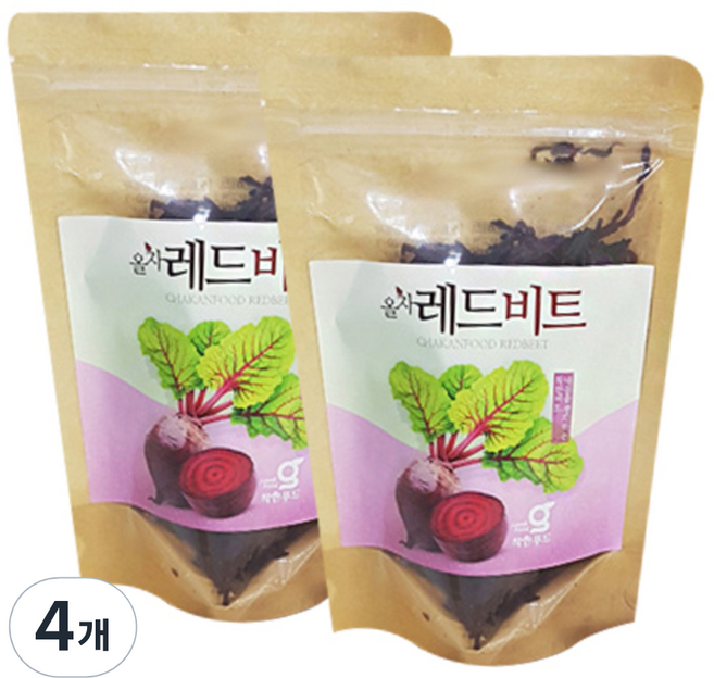 착한푸드 올차 레드비트차, 60g, 4개