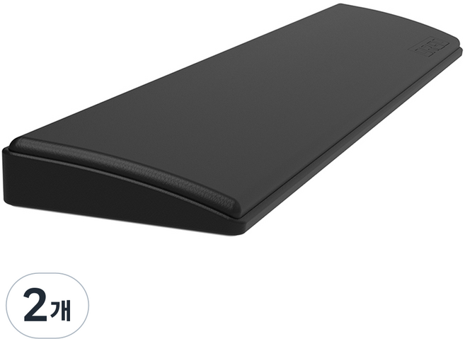 디알고 팜레스트 키보드 손목 받침대 PR104, 블랙, 2개