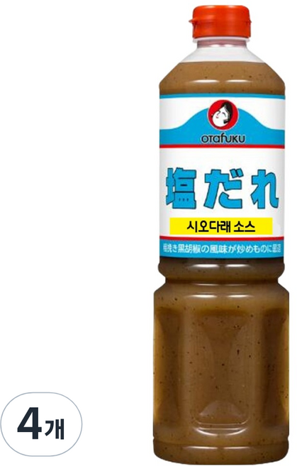 오타후쿠 시오다래 소스, 1.1kg, 4개