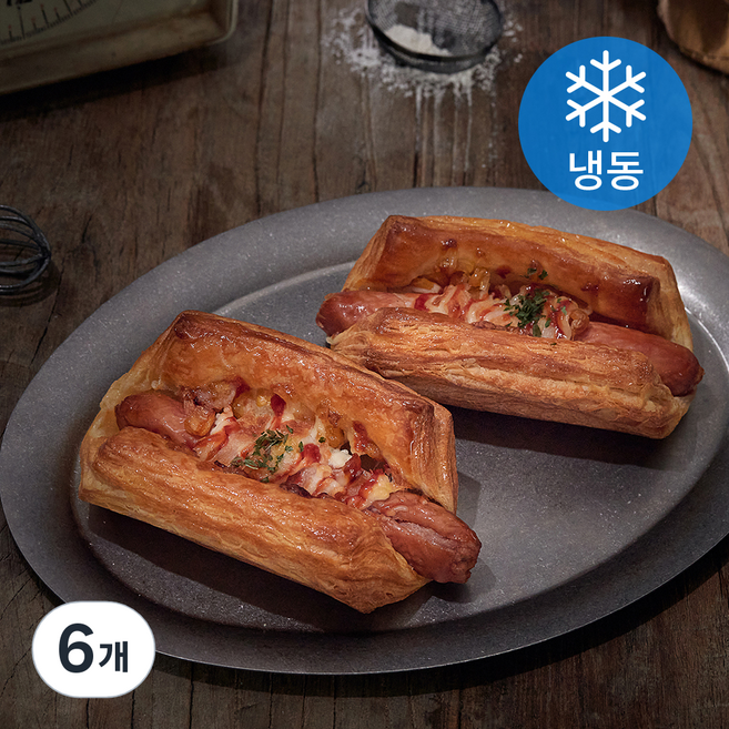 몽상클레르 소시지 데니시 F (냉동), 95g, 1개입, 6개