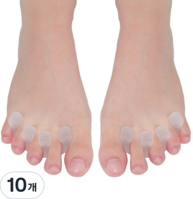 핀에스 실리콘 발가락 벌리개 FC1801, 10개