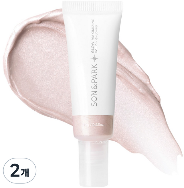 SON&PARK 光澤極致液體打亮膏 10g, 2個, 01 裸光