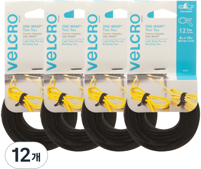 VeLCRO 威扣 One-Wrap 束帶 12入, 12個