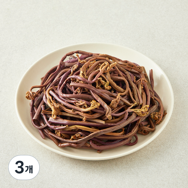 선별 데침고사리, 1kg, 3개