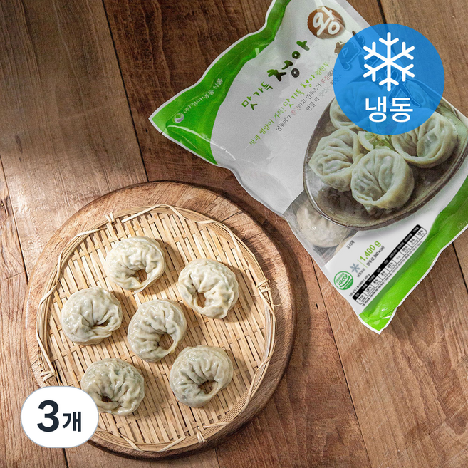 청아냉동식품 맛가득 청아 왕만두 (냉동), 1.4kg, 3개