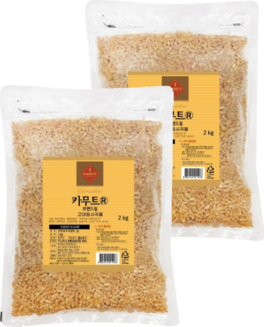 카무트 브랜드밀, 2kg, 2개
