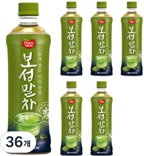 동원 보성말차, 500ml, 36개