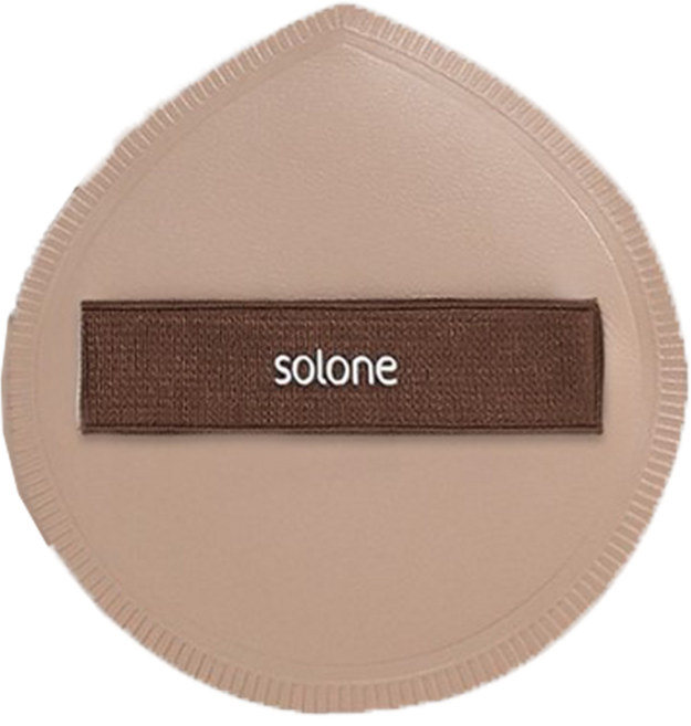 Solone 台灣公司貨 彈力訂製舒芙蕾海綿, 1個, 加大可可水滴