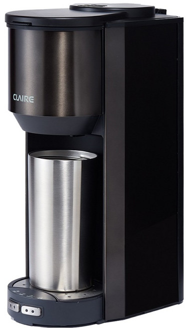 CLAIRE 獨享自動研磨咖啡機, 黑色, CHM-H01AK