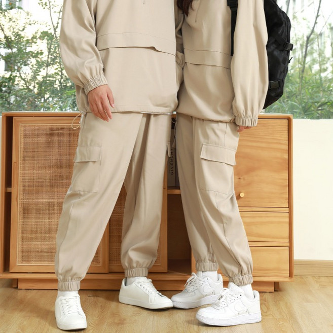 텐클로 남녀공용 빅사이즈 오버핏 아노락 포켓 조거 팬츠 TC-9809