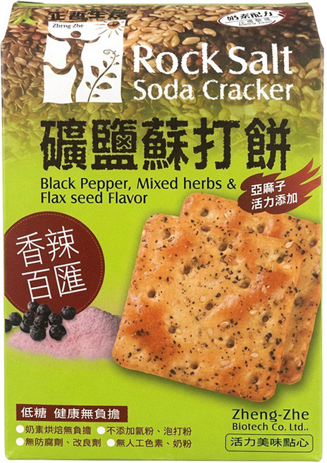 正哲生技 礦鹽蘇打餅 香辣百匯, 380g, 1包