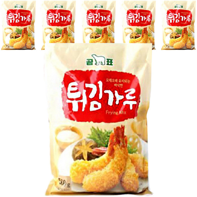 곰표 튀김가루, 500g, 6개