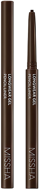 미샤 롱웨어 젤 펜슬 라이너 0.14g, 피칸브라운, 1개