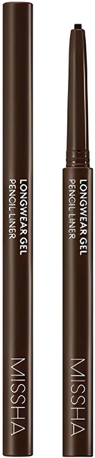 미샤 롱웨어 젤 펜슬 라이너 0.14g, 피칸브라운, 1개 - 쿠팡