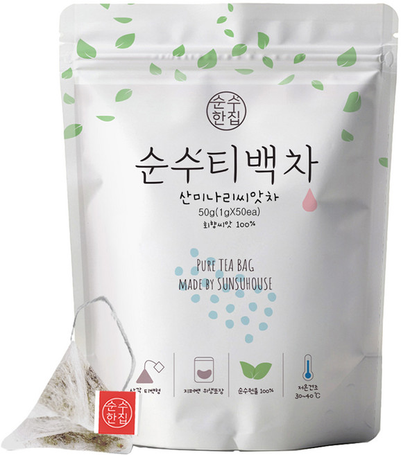 순수한집 펜넬차 산미나리씨앗차 삼각티백, 50개입, 1개, 1g