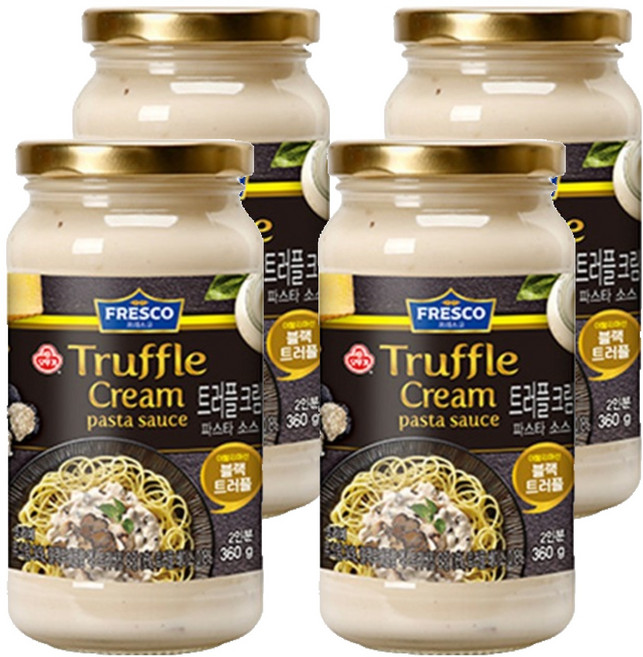 OTOKI 不倒翁 Fresco松露奶油義大利麵醬, 360g, 4罐