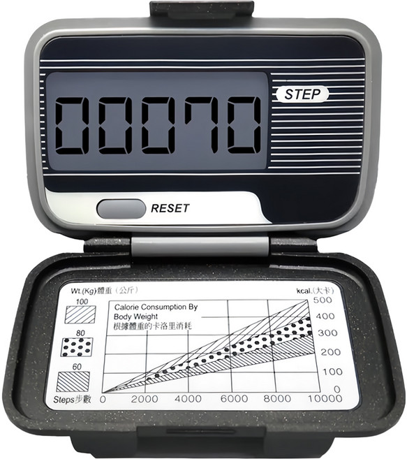 Mayka 明家 健康計步器 MIG-TM-215S, 1個, 黑色