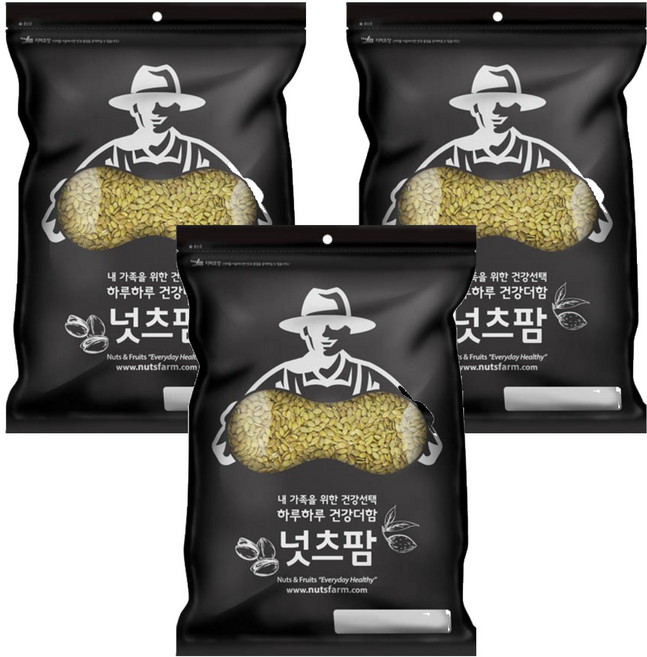 넛츠팜 호박씨, 800g, 3개