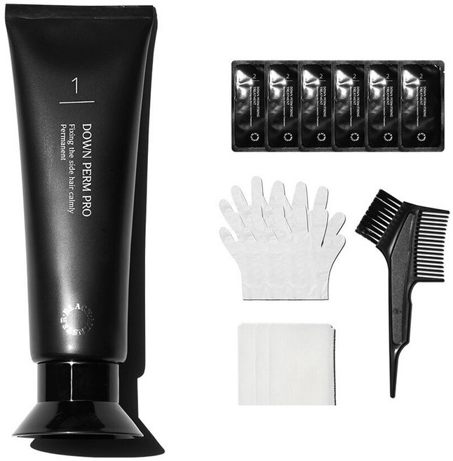 블랙몬스터 다운펌 프로 키트 모든모발용, 120ml, 1개