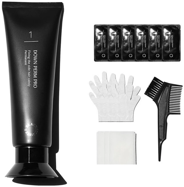 블랙몬스터 다운펌 프로 키트 모든모발용, 120ml, 1개 - 쿠팡