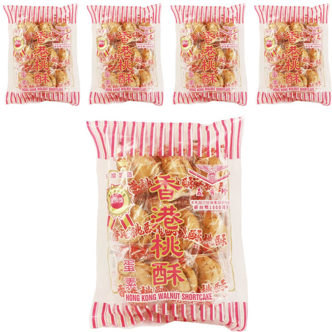 義香珍 香港桃酥, 300g, 5袋