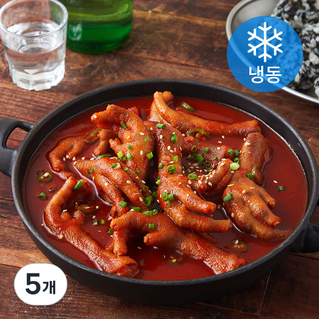 에브리쿡 국물닭발 (냉동), 300g, 5개