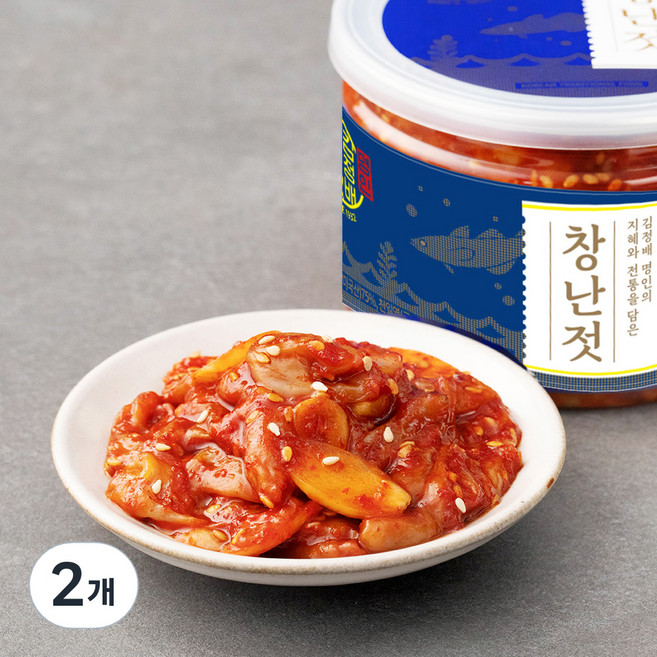 굴다리 김정배 명인 창난젓, 500g, 2개